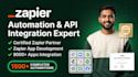 build zapier automations and custom API webhook integrations