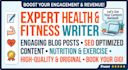 write fitness articles and blogs