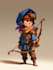 2d game character illustration