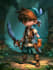 draw 2d game character illustration