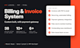 build a laravel billing and invoice management system with payment gateway