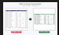 convert PDF to excel accurately