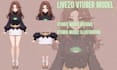 do live2d vtuber model and rigging, anime vtuber model rigging, vtube studio