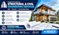 be your civil and structural engineer for structural design and calculations cad