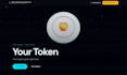 design a crypto meme coin token website in 48 hours