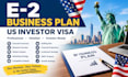 write e2 visa business plan