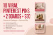 manage your pinterest account and create SEO