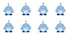 create 2d game character sprite sheets and animations