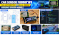 design car sensor prototype, ghz automotive mmwave radar, arduino sensor module