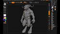 create a detailed 3d character sculpt in zbrush