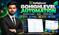build gohighlevel automations, workflows, and CRM systems