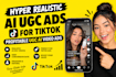 make hyper realistic ai ugc ads for tiktok profitable ugc ai video ads tik tok