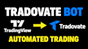 build tradovate API tradovate trading bot with tradingview webhook automation