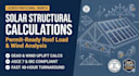provide licensed solar structural calculations and roof capacity reports