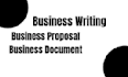 write professional business documents, proposals