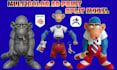 convert stl to 3mf split 3d model 3d toy for bambu lab multicolor printing