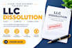 do llc dissolution, dissolve llc, close ein and amend llc