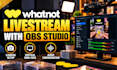 setup a professional whatnot livestream with obs studio