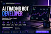 do ai ml based algo trading app and web development