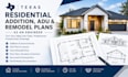 do new home plan, residential, adu and remodel plan as texas engineer, architect