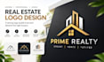 design a modern real estate logo