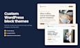develop a custom wordpress theme with full site editing