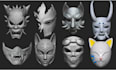 create custom 3d printable masks, helmets and cosplay props