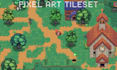make pixel art tileset top down hand painted rpg maker tileset pixel background