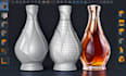 create custom bottle cad design and 3d modeling for manufacturing