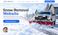 build squarespace snow removal snow plowing quote website