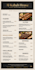 design luxury restaurant menu and flex board design