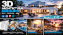create a professional 3d architectural model from your plans