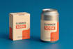 create a premium beverage can label design