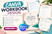 design canva workbook, coaching workbook, editable workbook, PDF design
