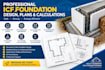 design icf foundation, footing plans, drawings calculations, icf calculations