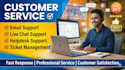 provide professional customer service, technical support, and helpdesk services