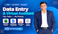 do professional data entry, data cleaning excel and web research