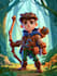 draw 2d game character illustration