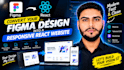 convert your figma design into a responsive react website