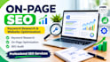 do on page SEO and keyword research