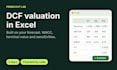 build a dcf valuation model in excel, sensitivity tables and scenarios