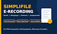 do simplifile electronic recording for real estate documents