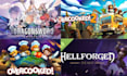 design steam game banner, header and store graphics