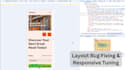 fix javascript errors, HTML CSS bugs and responsive web issues