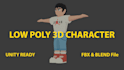 make you a low poly 3d character