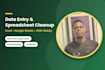 do a data entry and spreadsheet cleanup service