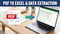 extract complex data from PDF to excel, CSV, and automate data extraction
