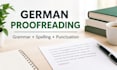 proofread and edit your german text professionally
