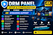 a professional high speed drm panel with 4k script