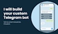 build a custom telegram bot for your business or channel